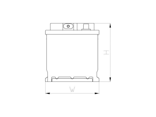Autobaterie 12V  45Ah AUTOPART GALAXY SILVER 480A 207x175x175mm